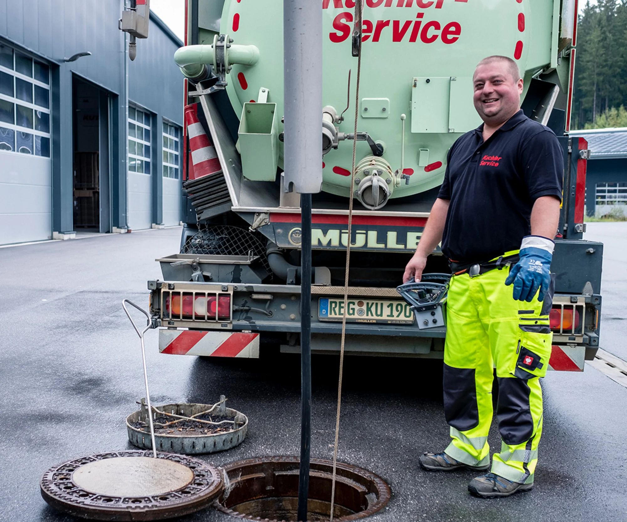 Ablauf von Kanalreinigung und Rohrreinigung in Vilshofen